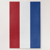Niederländische Flagge Puzzle (Vertikal)
