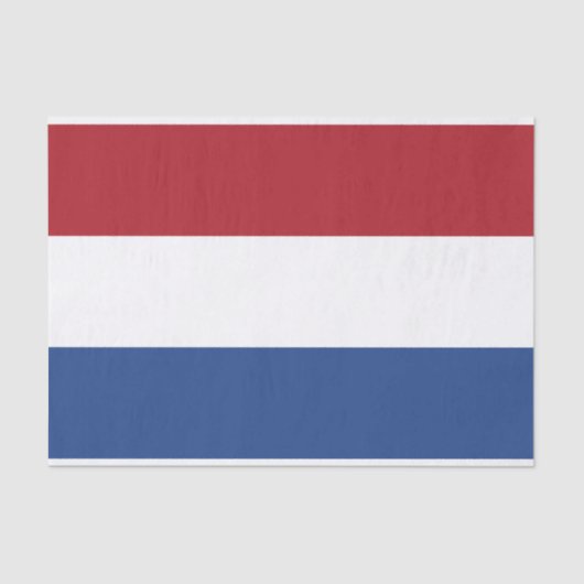 Niederländische Flagge Seidenpapier (Vorderseite)