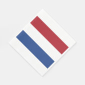 Niederländische Flagge Serviette (Ecke)