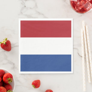 niederländische Flagge Serviette