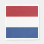 niederländische Flagge Serviette (Vorderseite)