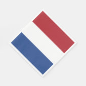 niederländische Flagge Serviette (Ecke)