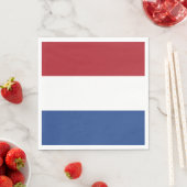 Niederländische Flagge Serviette (Beispiel)