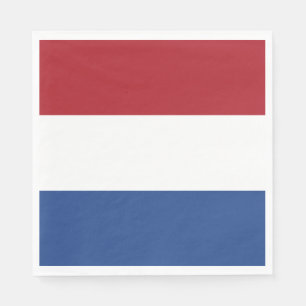 Niederländische Flagge Serviette