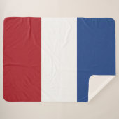 niederländische Flagge Sherpadecke (Vorderseite (Horizontal))