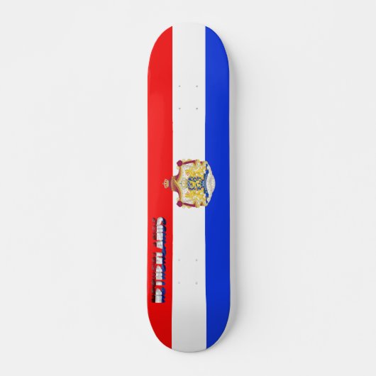 Niederländische Flagge Skateboard (Vorne)