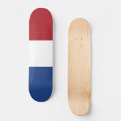 niederländische Flagge Skateboard (Vorderseite)