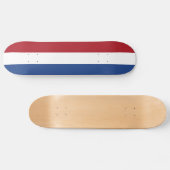 Niederländische Flagge Skateboard (Horizontal)