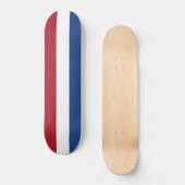 Niederländische Flagge Skateboard (Vorderseite)