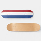 Niederländische Flagge Skateboard (Horizontal)