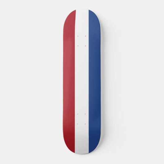 Niederländische Flagge Skateboard (Vorderseite)