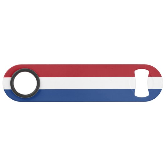 Niederländische Flagge Speed Flaschenöffner (Vorderseite (Horizontal))