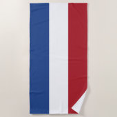 Niederländische Flagge Strandtuch (Vorderseite)