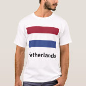 Niederländische Flagge T-Shirt (Vorderseite)