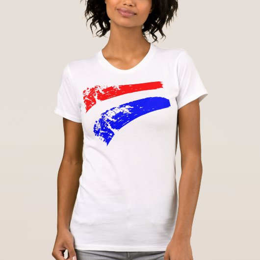 Niederländische Flagge T-Shirt (Vorderseite)