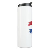 niederländische Flagge Thermosbecher (Nach links gedreht)