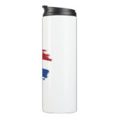 niederländische Flagge Thermosbecher (Nach rechts gedreht)