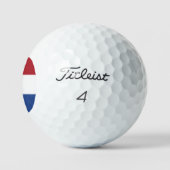 Niederländische Flagge tpv1 gbcnt Golfball (Logo)