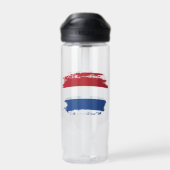 niederländische Flagge Trinkflasche (Rückseite)