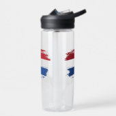 niederländische Flagge Trinkflasche (Links)