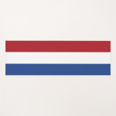 Niederländische Flagge Yogamatte (Vorderseite (Horizontal))