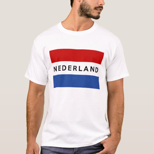 niederländische Flaggenland nederland T-Shirt (Vorderseite)