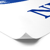 Niederländische Fußballflagge Poster (Ecke)