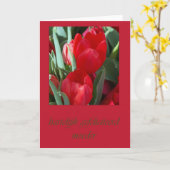 Niederländische Geburtskarte für Mutter Karte (Gelbe Blume)