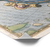 Niederländische Handelskarte für die Ostsee Poster (Ecke)