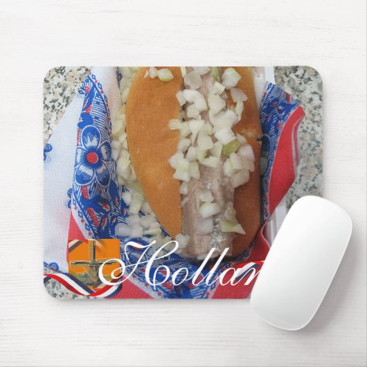 Niederländische Hering-Holland-Text-Andenken Mousepad (Mit Mouse)