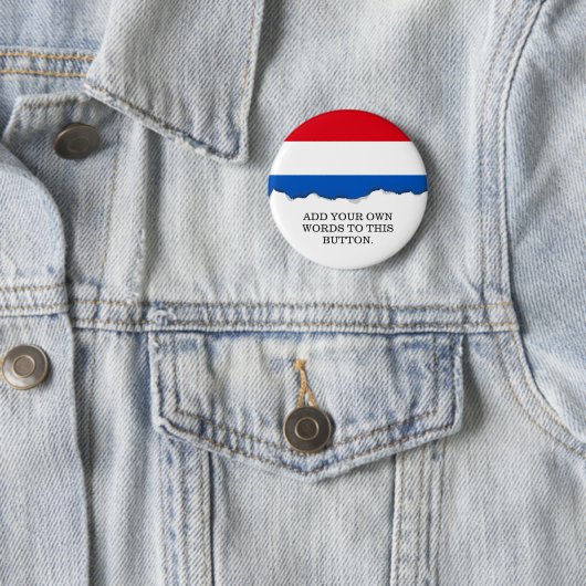 Niederländische Holland-Flagge Button (Beispiel)