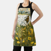 Niederländische Jugendstil-Wildblumen, Schmetterli Schürze (InSitu)