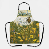 Niederländische Jugendstil-Wildblumen, Schmetterli Schürze (Vorderseite)