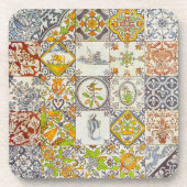 Niederländische Keramik deckt Untersetzer mit (Vorderseite)