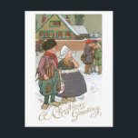 Niederländische Kinder - ein Weihnachtsgrüßen Feiertagspostkarte<br><div class="desc">Dies ist eine von vielen charmanten, klassischen und alten Weihnachts- oder Feiertagskarten, die Ihnen von Scenesfromthepast.net zur Verfügung gestellt werden. Seit der Jahrhundertwende zeigen diese Karten den Weihnachtsmann aus Viktorianischer Zeit, Kinder, Blume und vieles mehr. Treten Sie zurück in die Zeit und feiern Sie Ihre Weihnachten von heute mit den...</div>