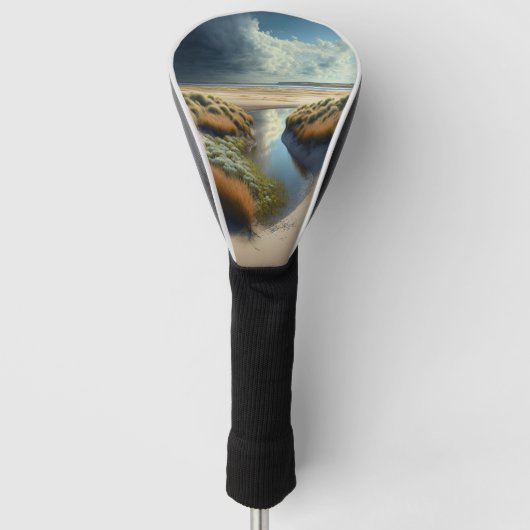 Niederländische Küstendünen Golf Headcover (Vorderseite)