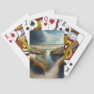 Niederländische Küstendünen Spielkarten
