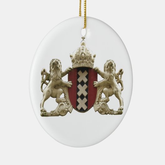 Niederländische Löwe-Verzierung Keramikornament (Rechts)