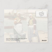 Niederländische Mädchen in traditionellen Kostümen Postkarte (Rückseite)