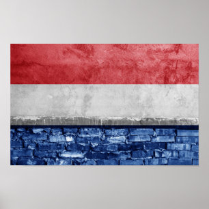 Niederländische Mauer Poster