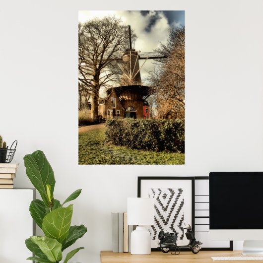 Niederländische Nostalgie Poster (Heimbüro)