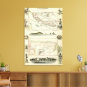 Niederländische Possessions Leinwanddruck (Insitu (Wohnzimmer))