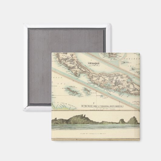 Niederländische Possessions Magnet (Vorderseite/Rückseite)