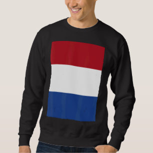 Niederländische Retro-Vintage-Nationalflagge Niede Sweatshirt