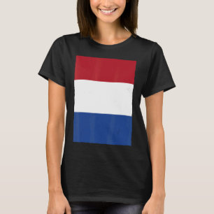 Niederländische Retro-Vintage-Nationalflagge Niede T-Shirt
