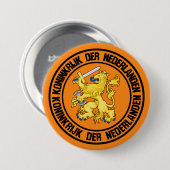 Niederländische RundEmblem Button (Vorne & Hinten)