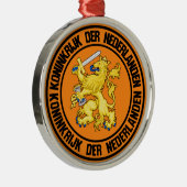 Niederländische RundEmblem Ornament Aus Metall (Rechts)