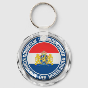Niederländische RundEmblem Schlüsselanhänger