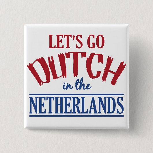 Niederländische Schaltfläche Button (Vorderseite)