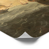 Niederländische Schiffe - Adriaensz Bellevois Kuns Poster (Ecke)